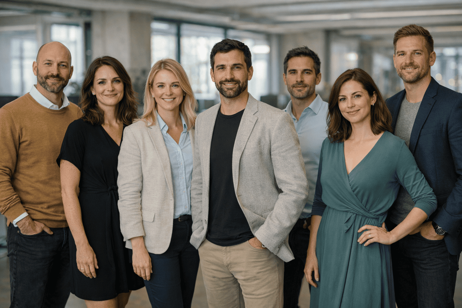 Team working on AI trading platform — Marée Capitange